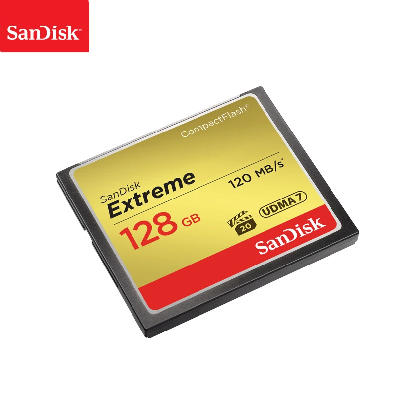 100% Оригинал SanDisk Extreme CF карта 32 Гб 64 128 Высокая скорость до 120 м/с памяти Флэш для