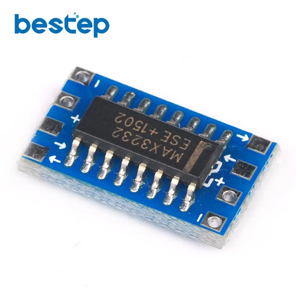 Преобразователь MCU Mini RS232 в TTL плата модуля адаптера MAX3232 3-5 В для электронных