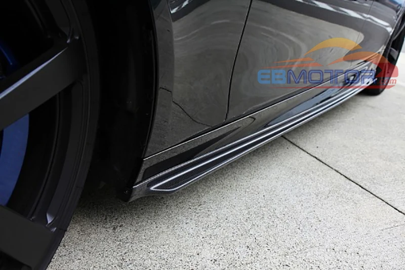 Объемная боковая юбка из натурального углеродного волокна для BMW F10 M Sport M5 2011UP
