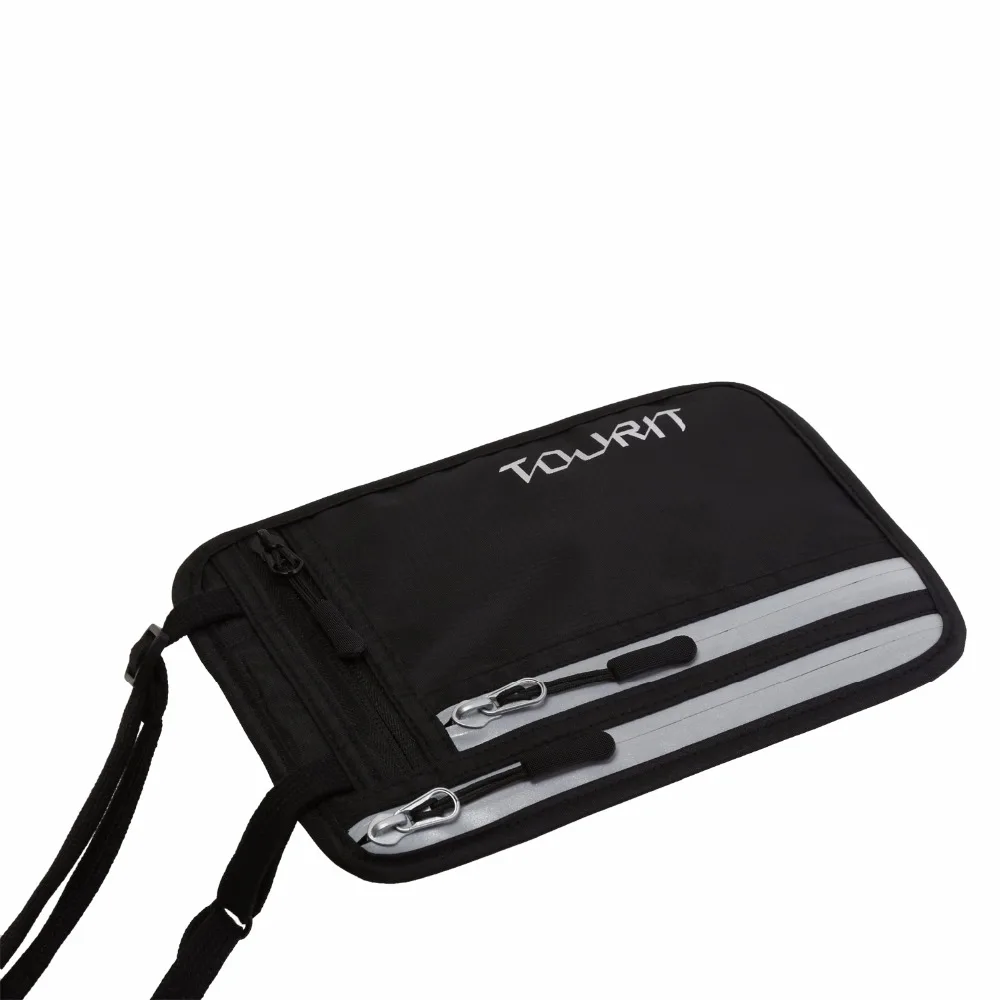 Туроператора дорожный Футляр Обложка для паспорта шеи кошелек RFID Блокировка