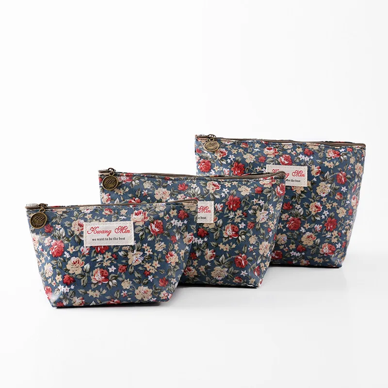 Косметички с цветочным узором милые косметички для путешествий женская сумка