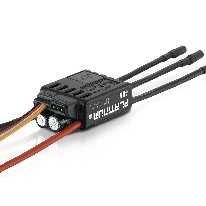 Оригинальный электрический контроллер скорости Hobbywing Platinum 40A V4