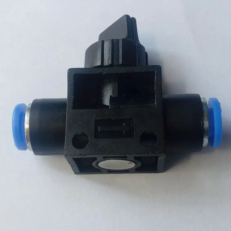 

2pcs 4 6 8 10 12 mm OD Push In Fitting Air Pneumatic Hand Valve