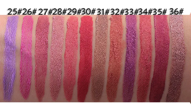 Miss Rose новые помады с металлическим оттенком блестящие красивые сексуальные