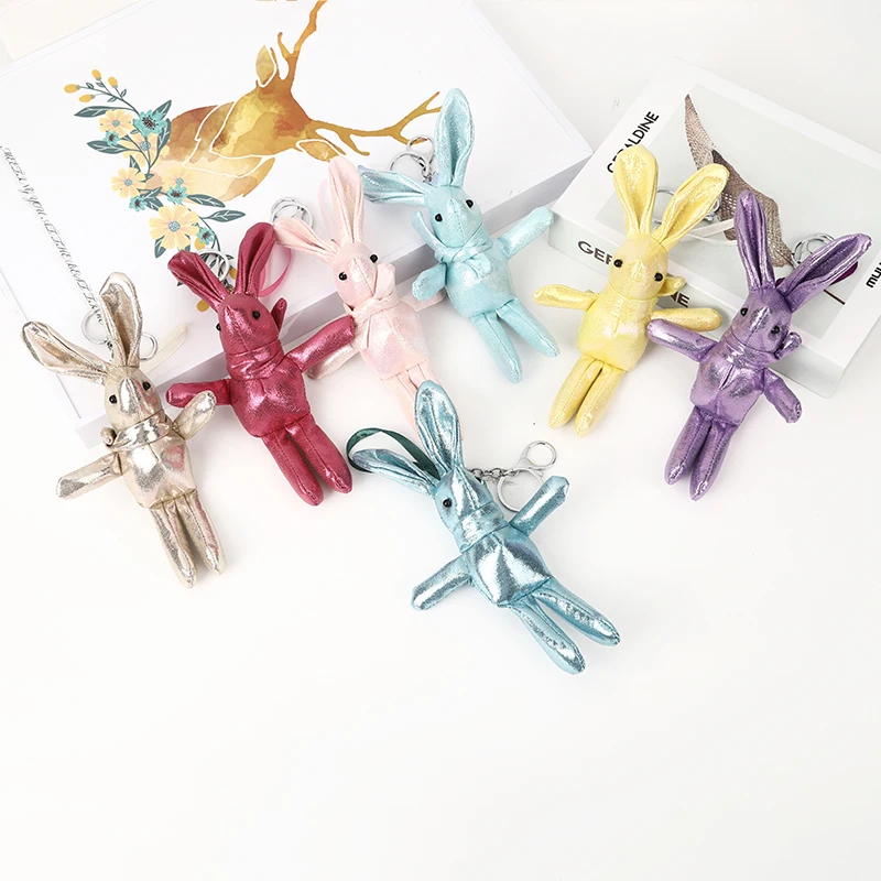 Милый кролик пышный помпон брелки ручной работы рюкзаки Pokemon кулон модное