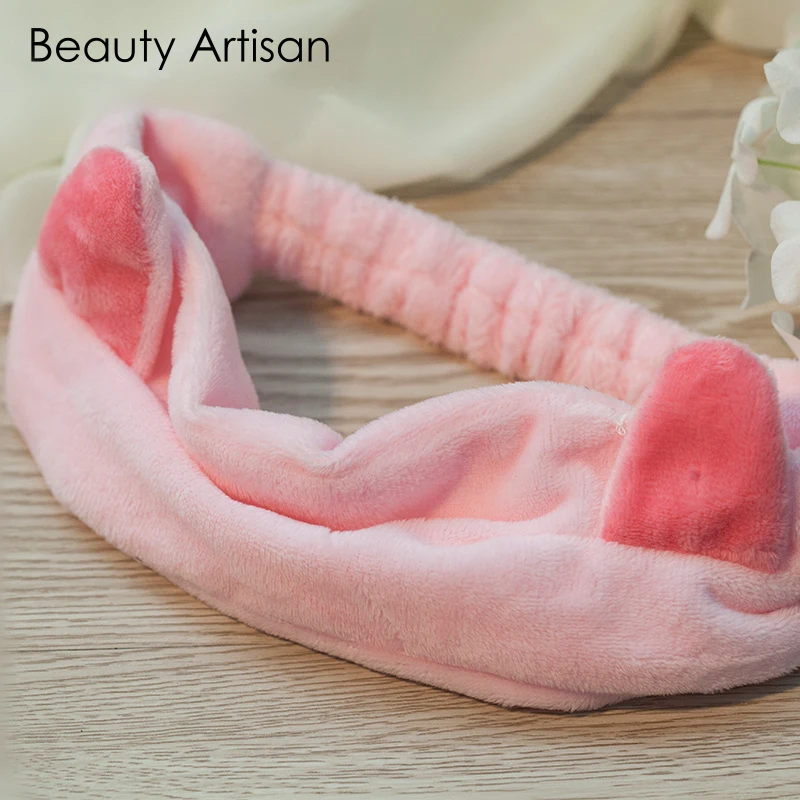 Хлопковая повязка на голову с кошачьими ушками 3 цвета | Красота и здоровье