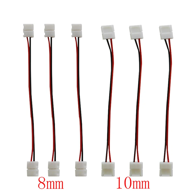 5-100 шт. 2pin 3pin 4pin 5pin 6pin разъем двойной карабин кабель для 3528 WS2812 5050 RGB RGBW rgbww светодиодный полосы света