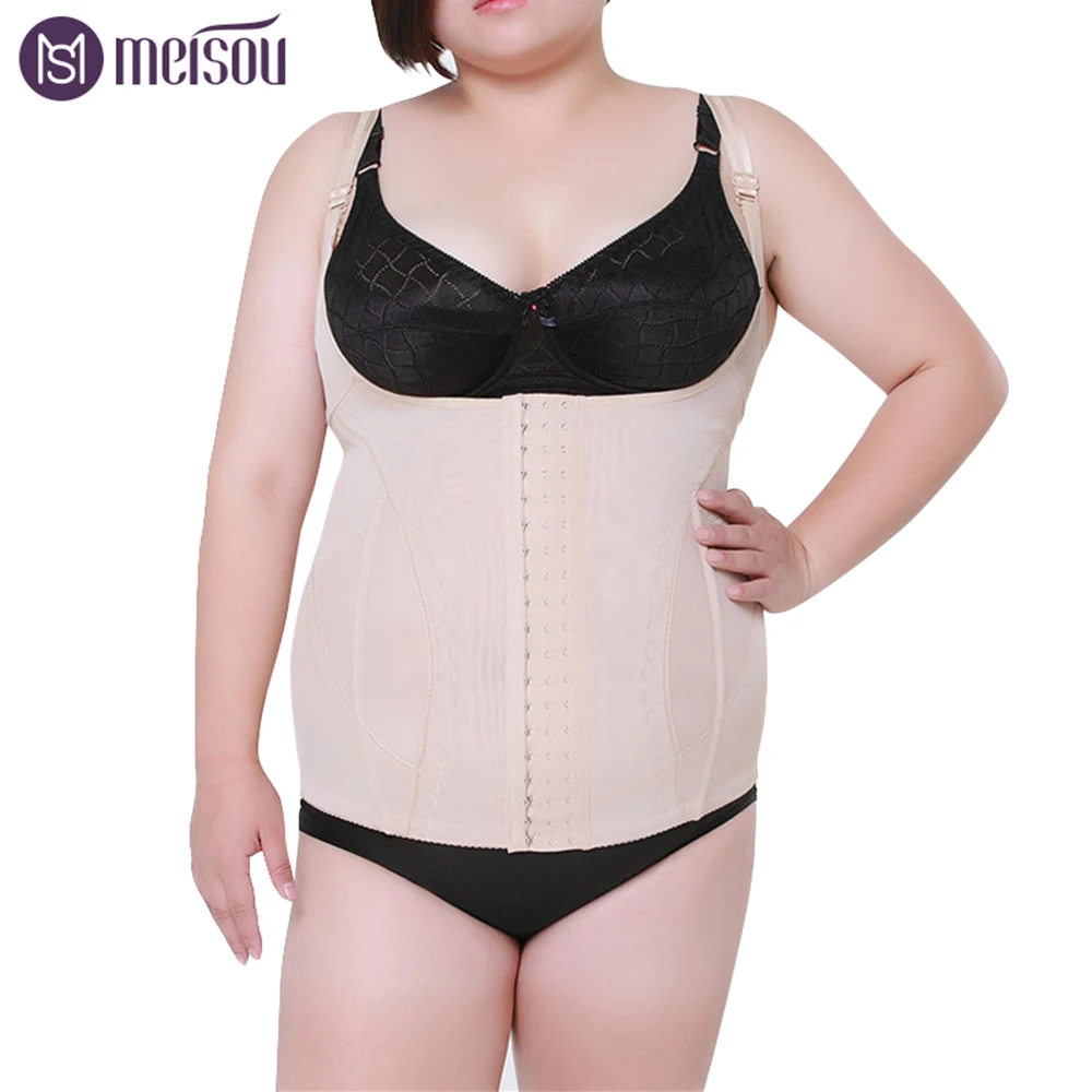 Большой плюс Размеры Для женщин Shaper Топы грудью корсет талии тренер Cincher Body жилет