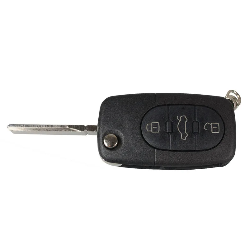 IZTOSS Replacement 3 Buttons Flip Car Key Case Shell Fob For Audi TT A4 A6 A8 With Blade | Автомобили и мотоциклы