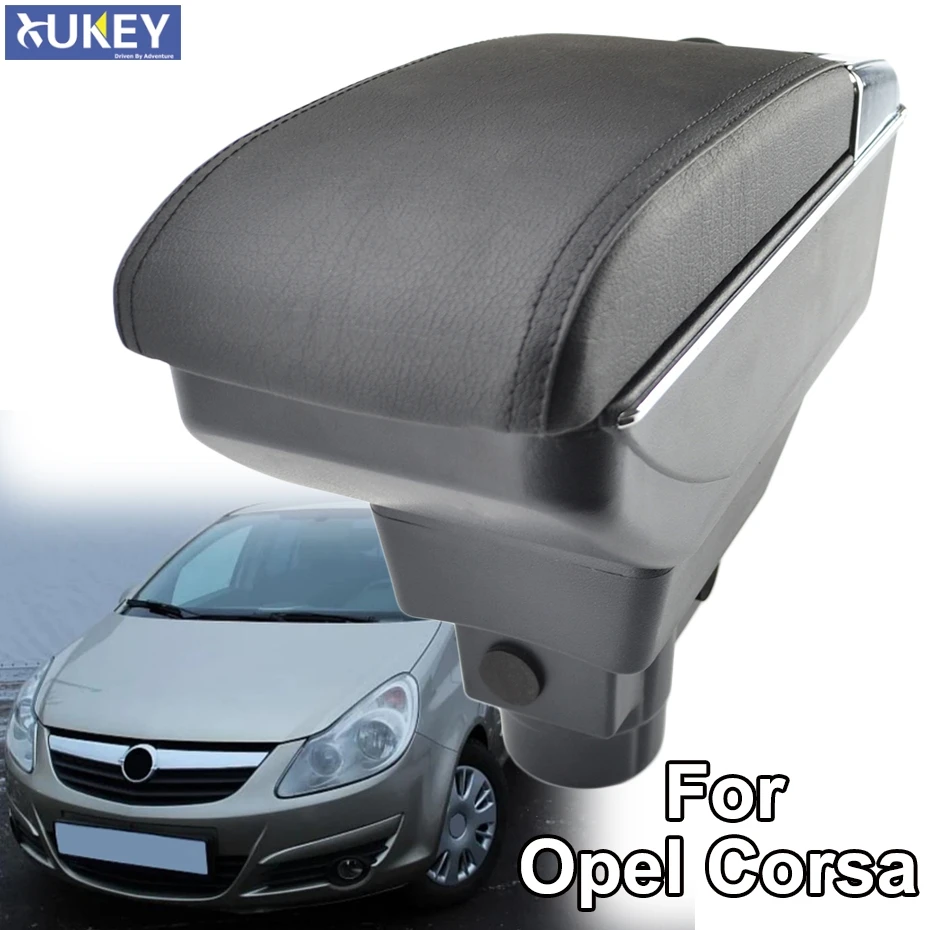 Подлокотник для Opel Vauxhall Corsa D 2006 2014 подлокотник двухслойный ящик хранения