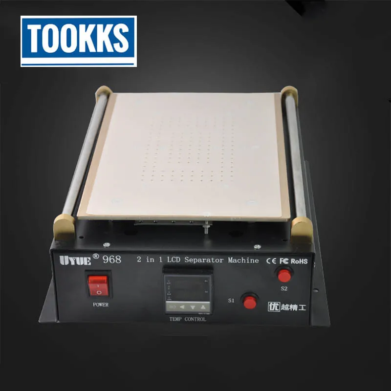 14 дюймовый ЖК сепаратор сплит экран ремонтная машина Встроенный вакуумный насос