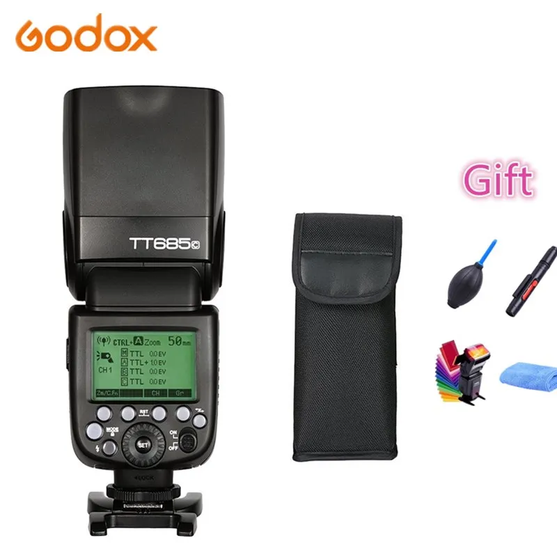 

Godox TT600 TT685C TT350C V860II-C Flash Speedlite 2.4G Wireless GN60 TTL HSS Master Auto Zoom for Canon EOS 70D 60D 5D2 5D3 6D