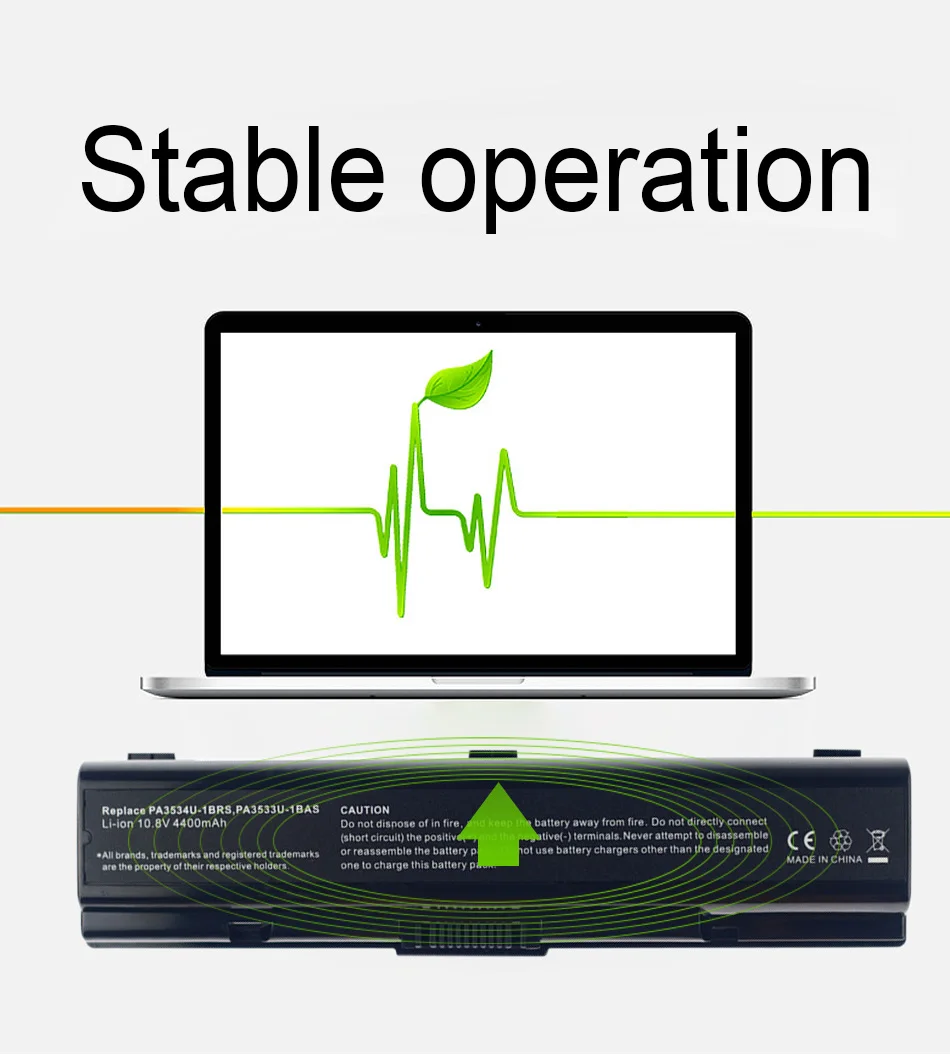 6cell 4400 мАч PA3534U-1BRS PA3535U-1BRS PA3727U-1BRS ноутбук аккумулятор для Toshiba Satellite M200A200 A300 A305 A500 L200 L450 L550
