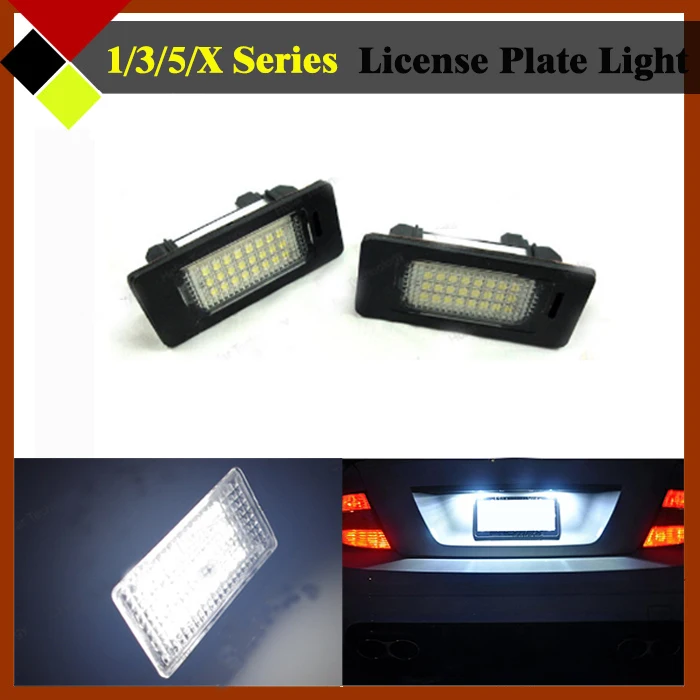 2 шт. ксенон белый светодиодный автомобиль регистрационный номер номерные знаки