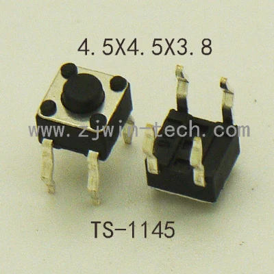 50 шт. 3 5 x мм H = ~ 10 DIP 12 В микрокнопочный выключатель тактовый 260GF мгновенная