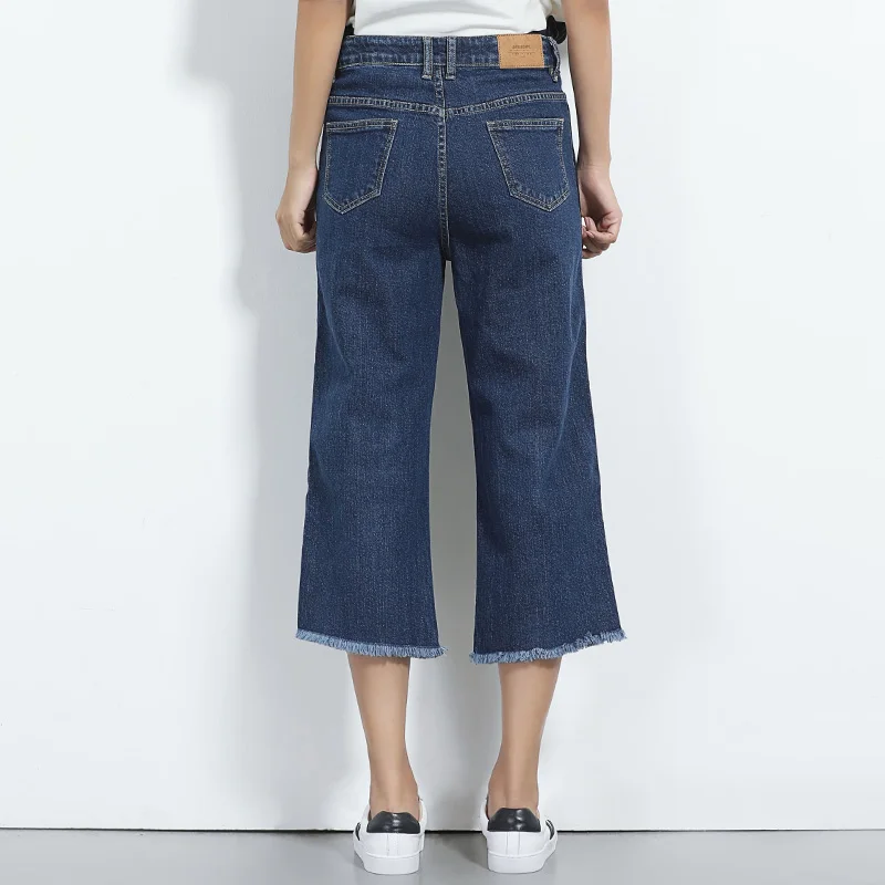 LEIJIJEANS Новое поступление весенние размера плюс в полоску по бокам с кисточками