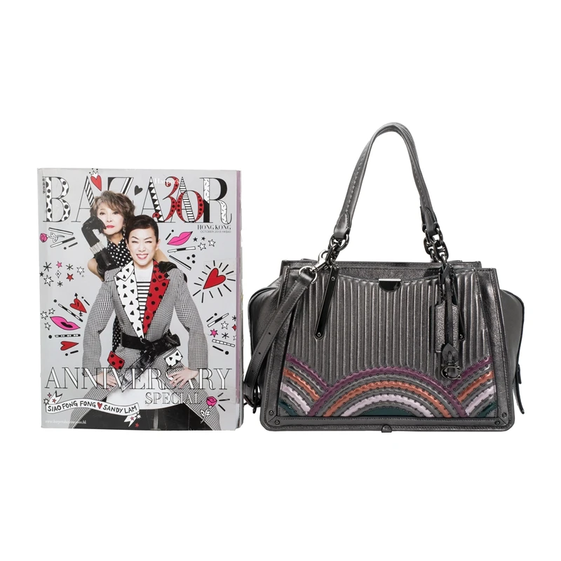 Стеганая сумка-портфель COACH deco 38539 | Багаж и сумки