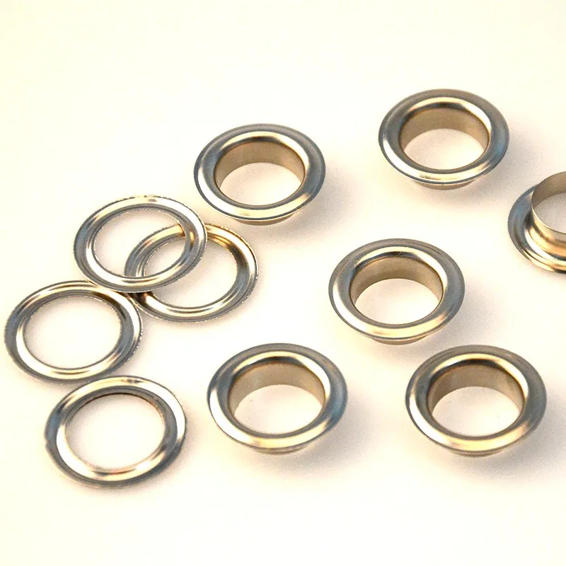 

1000 sets 11 mm Metal Eyelets Grommets with Washers, Silver Tone Metal Eyelets