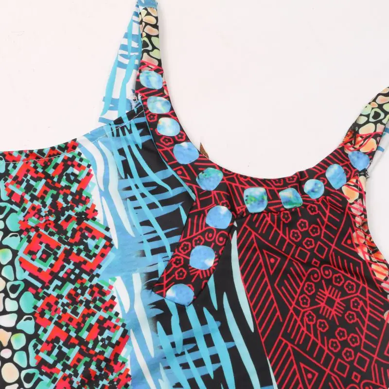 Летнее уютное женское сексуальное пляжное платье Повседневный сарафан без