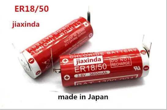Jiaxinda Новая батарея счетчика учета воды ER18/50 ER18 50 3 6 V 3650mah литиевая ER18505M ER18505 PLC Li Ion