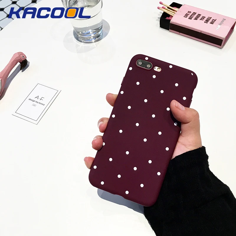 Лидер продаж 2019 чехлы для телефонов KACOOL винно-красного цвета Ультратонкий Мягкий