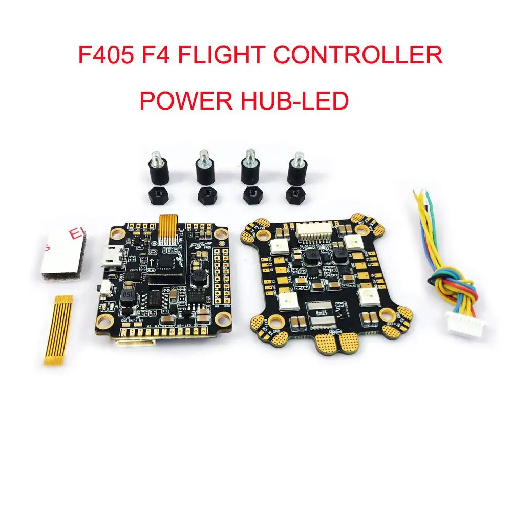 Контроллер полета FLYWOO F405 F4 OSD 5 в 9 В BEC ICM20689 и концентратор питания светодиод Rev1 PDB