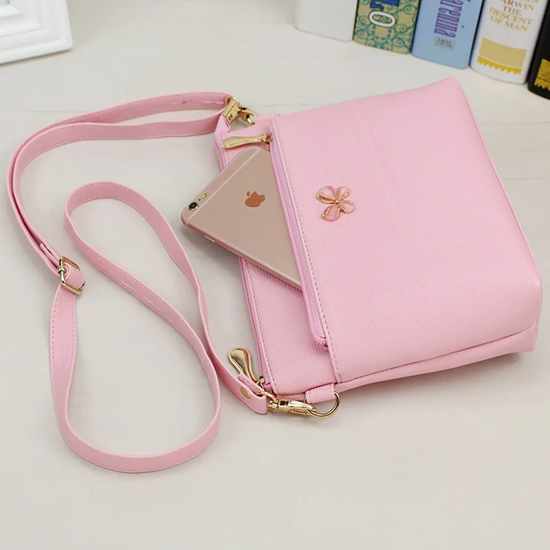 Модная женская сумка на плечо кошельки и сумочки милые сумки через с бантом для