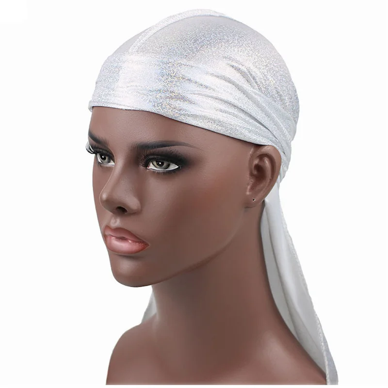 Унисекс Durags Бандана Хип-хоп Пиратская Кепка Du Doo Тряпичные повязки на голову