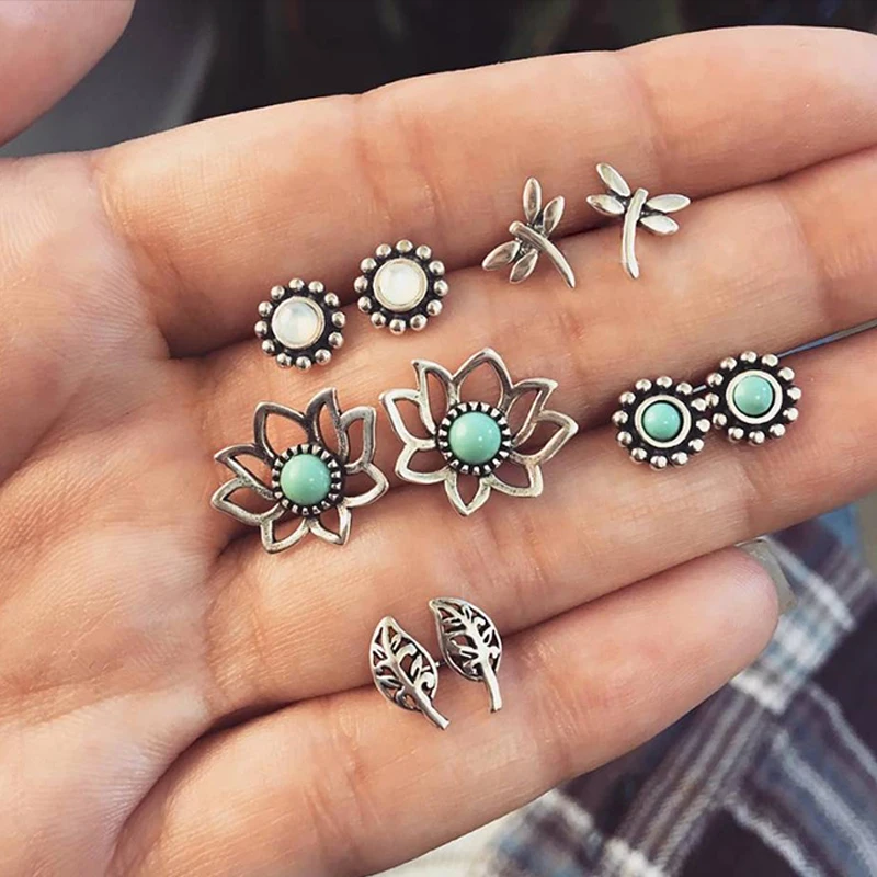 10 шт./партия богемные Модные солнцезащитные очки в стиле ретро с драгоценным