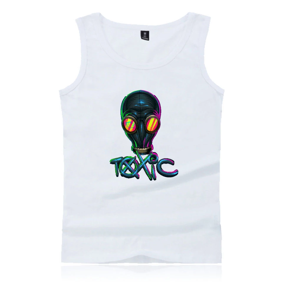 Kpop "Toxic" Летний мягкий модный жилет без рукавов для бега, для фитнеса, спортивный жилет, уличный стиль, Модный повседневный