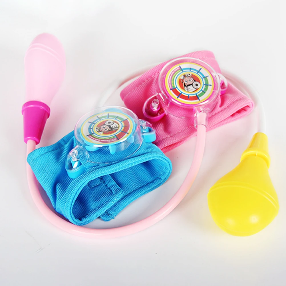 

Early Educational Children Blood Pressure Playset Toy Role Play Simulation Stethoscope Pretend Medical Educational Learning Toy