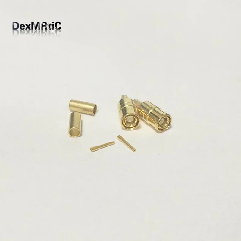 1 шт. SMB Женский RF коаксиальный разъем обжимной для RG316, RG174, LMR100 прямые Позолоченные
