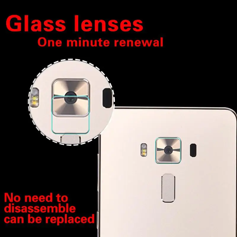 Back Camera Lens Tempered Glass Film For Asus Zenfone 3 Deluxe film for ZS550KL ZS570KL Protector |