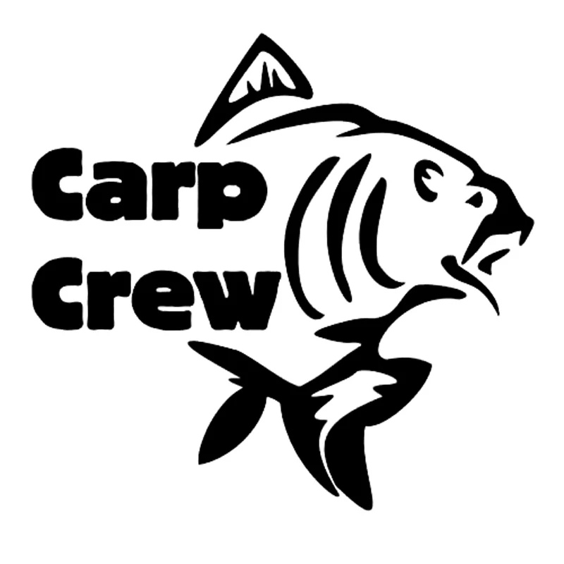 

30cm Carp Crew Fish Car Accessories Car Stickers Vinyl Decal 6ZF-039