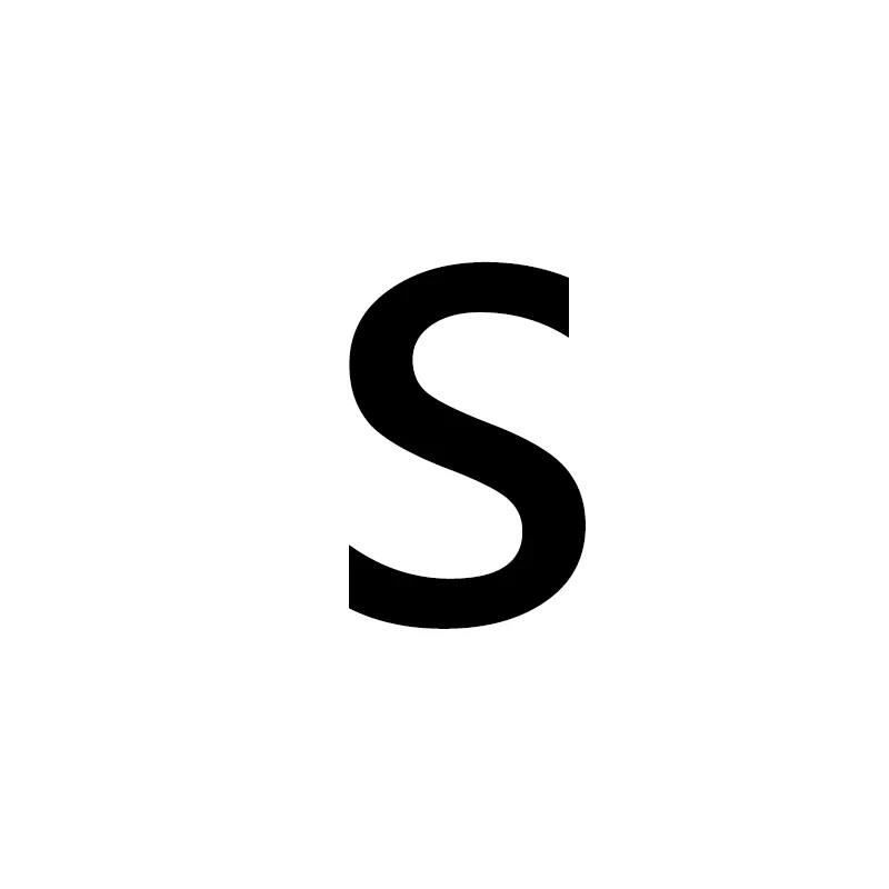 s Новинка, A-Z, буквы, цифровая камера, сделай сам, тибетский серебряный кулон, черное кожаное ожерелье, ручная работа, модные украшения для мужчин и женщин, подарок - Окраска металла: s