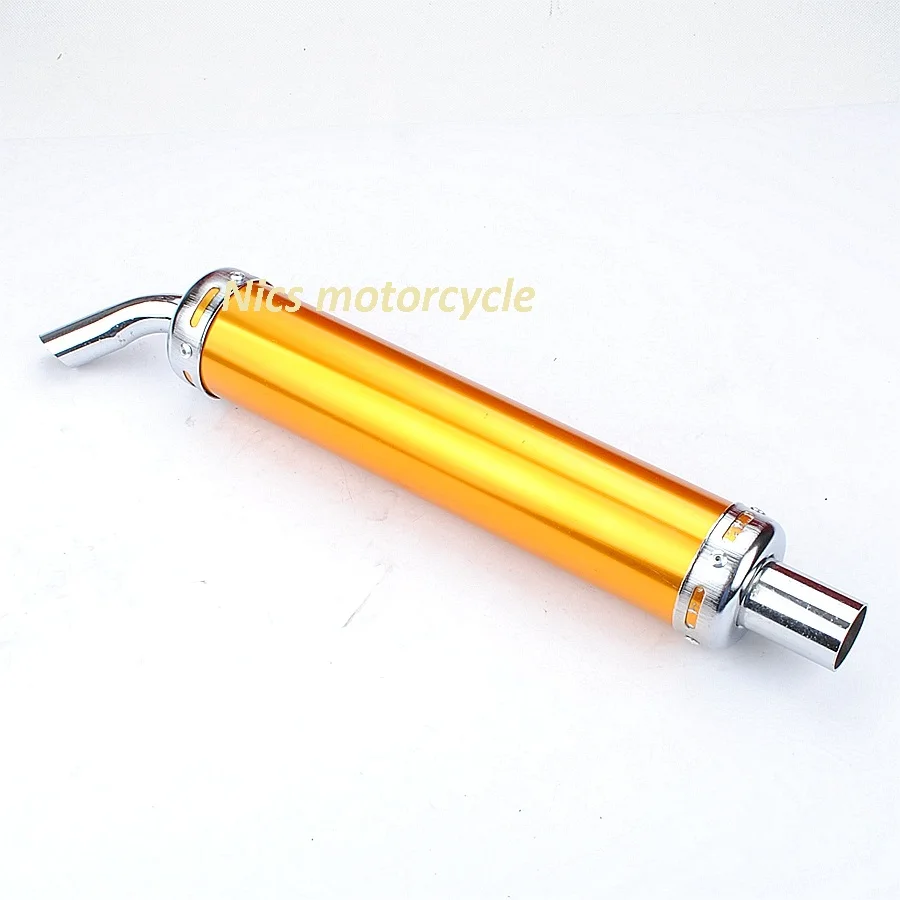 Универсальный выхлопной глушитель для мотоциклов гоночный питбайка GY6 выхлопная