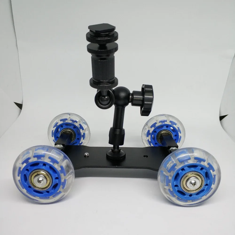 Kaliou Dolly Car + 7 ''Волшебная рукоятка настольная Мобильная роликовая видеокамера
