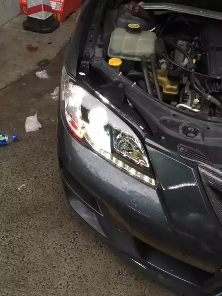 2 шт. автомобильный Стайлинг для mazda 3 Mazda3 фары 2003 ~ 2010y автомобильные аксессуары