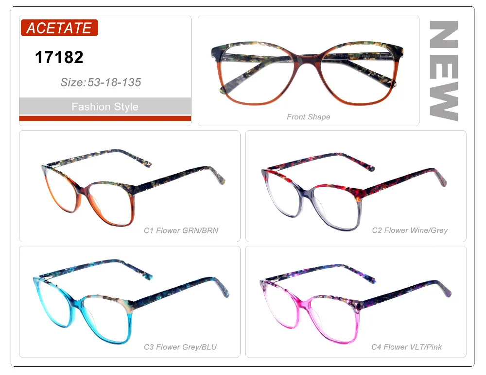 Оптовая продажа модных женских оптических оправ Eye wonder|acetate optical frames|fashion framesoptical