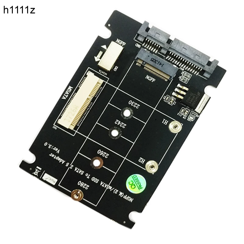 2 в 1 M.2 NGFF B Key Mini PCI-E mSATA SSD к SATA 5 &quotадаптерная карта для 2230 2242 2260 2280 M2 адаптер |