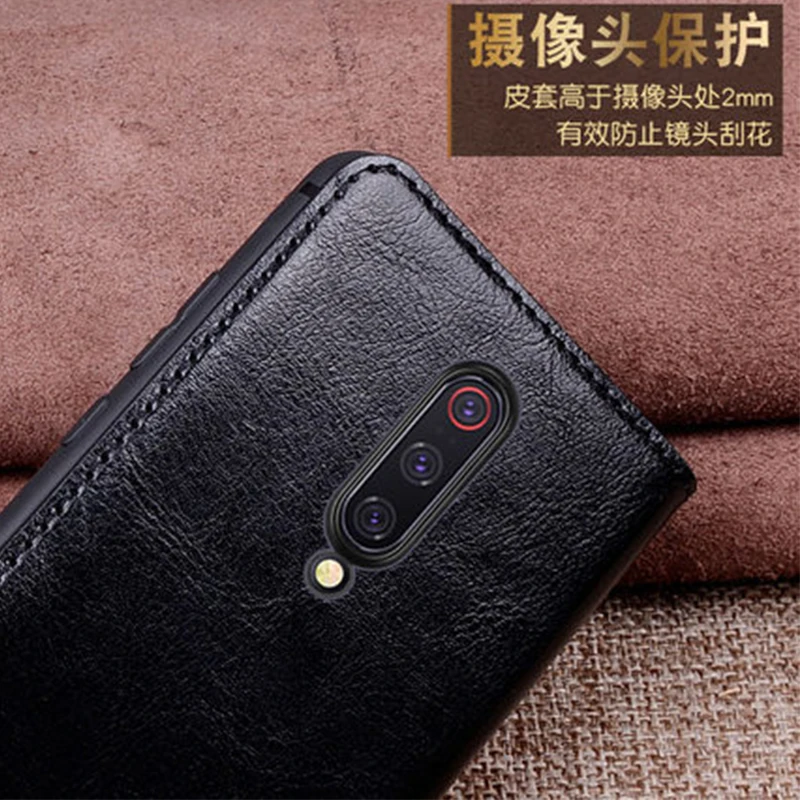 Чехол для Xiaomi Redmi K20 pro из натуральной кожи | Мобильные телефоны и аксессуары