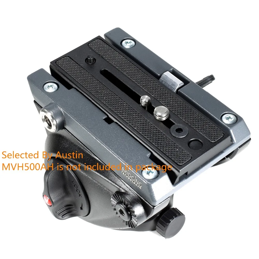 

PLong Sliding Quick Release Plate W Screw For Manfrotto Head 501HDV 701HDV 503HDV 577Rapid MVH500AH Camcorder 501PLONG