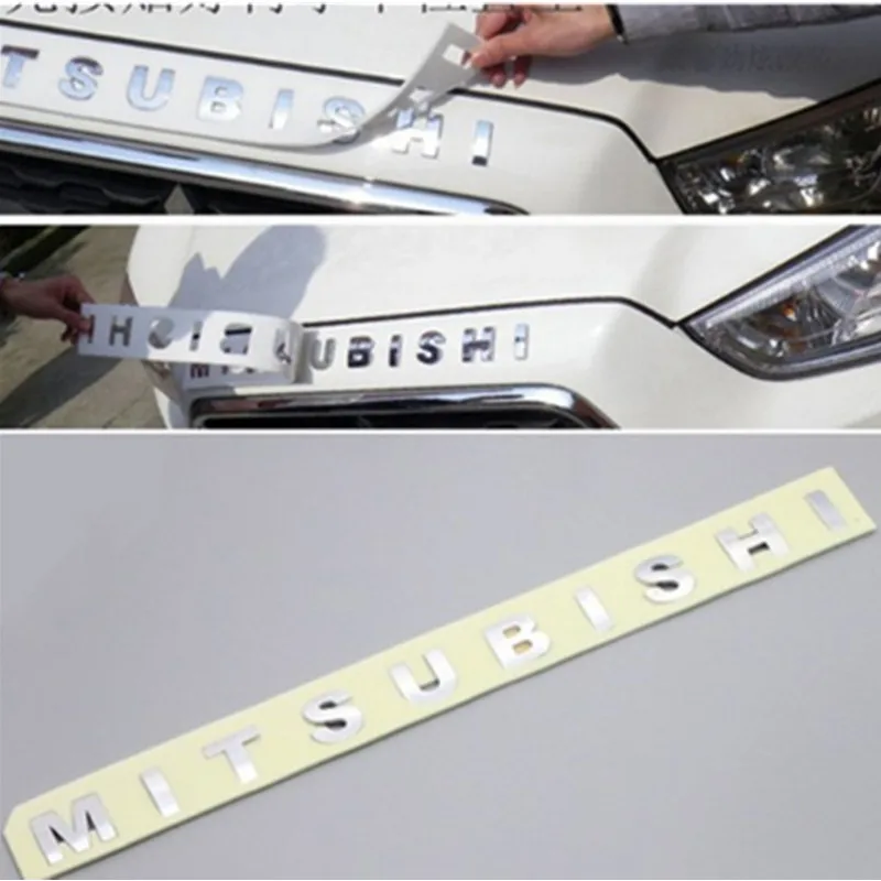 Автомобильный Стайлинг ABS для Mitsubishi ASX headline буквы наклейки на машину|mitsubishi asx