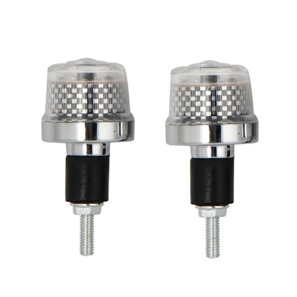 Новинка 2 шт. светодиодный индикатор торцевой заглушка для рукоятки мотоцикла