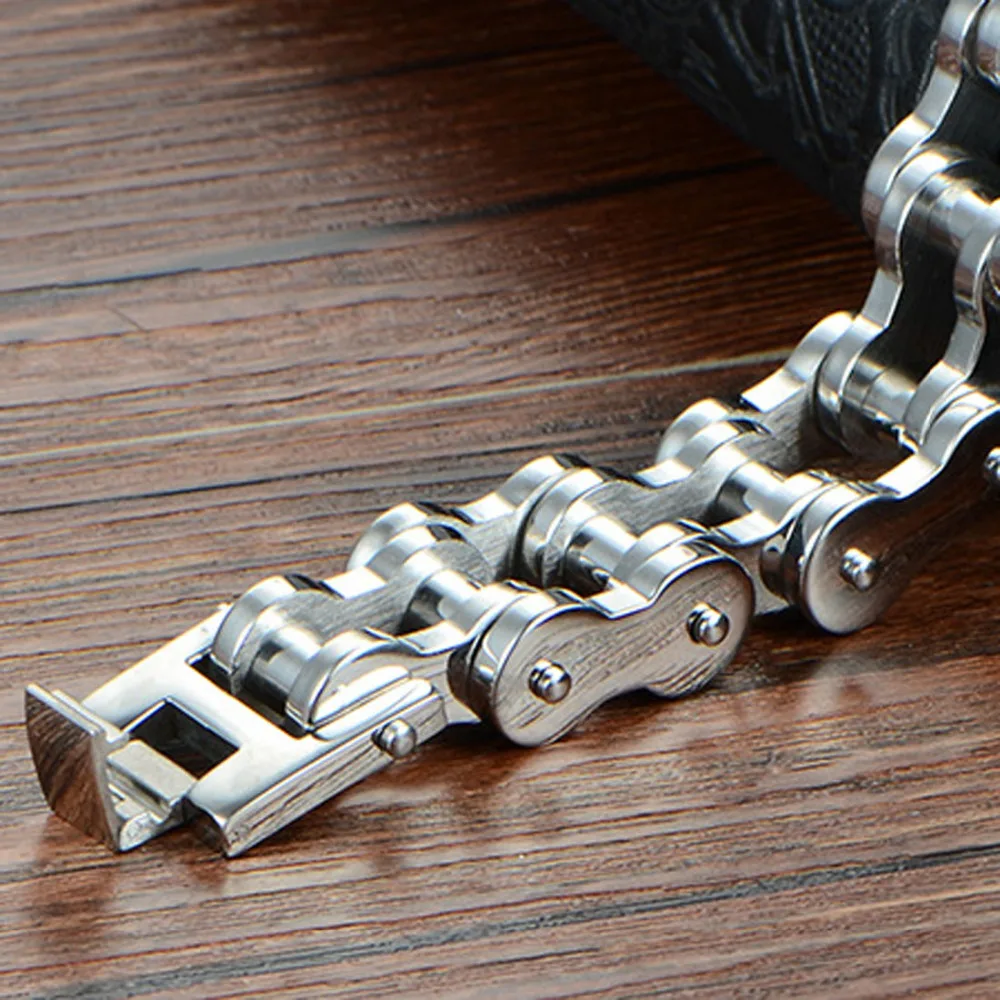 Хит продаж мужские ювелирные изделия серебряный тон нержавеющая сталь Тяжелый