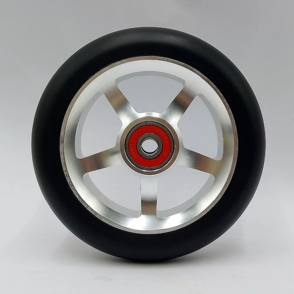 2 шт. высокоэластичные подшипники для коньков 100/110/120 мм|120mm scooter wheels|110mm wheelsscooter wheel