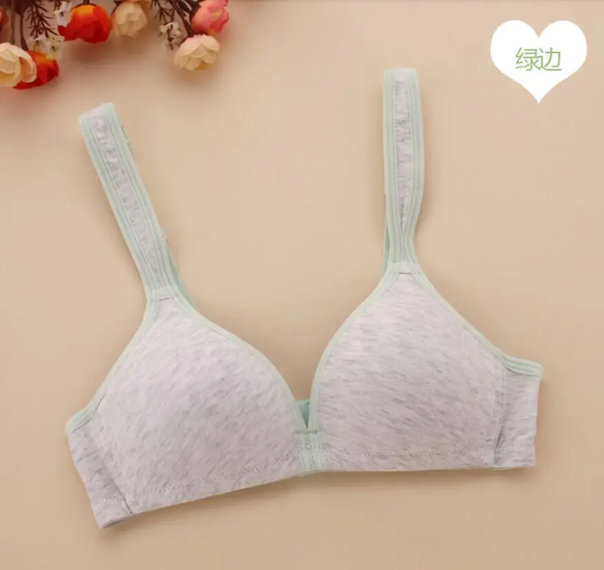 Серия для молодых девушек бюстгальтер без косточек девочек дышащие