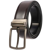 leather belt men vintage male cow genuine leather waist strap pin buckle fashion designer belts for men fashion belt