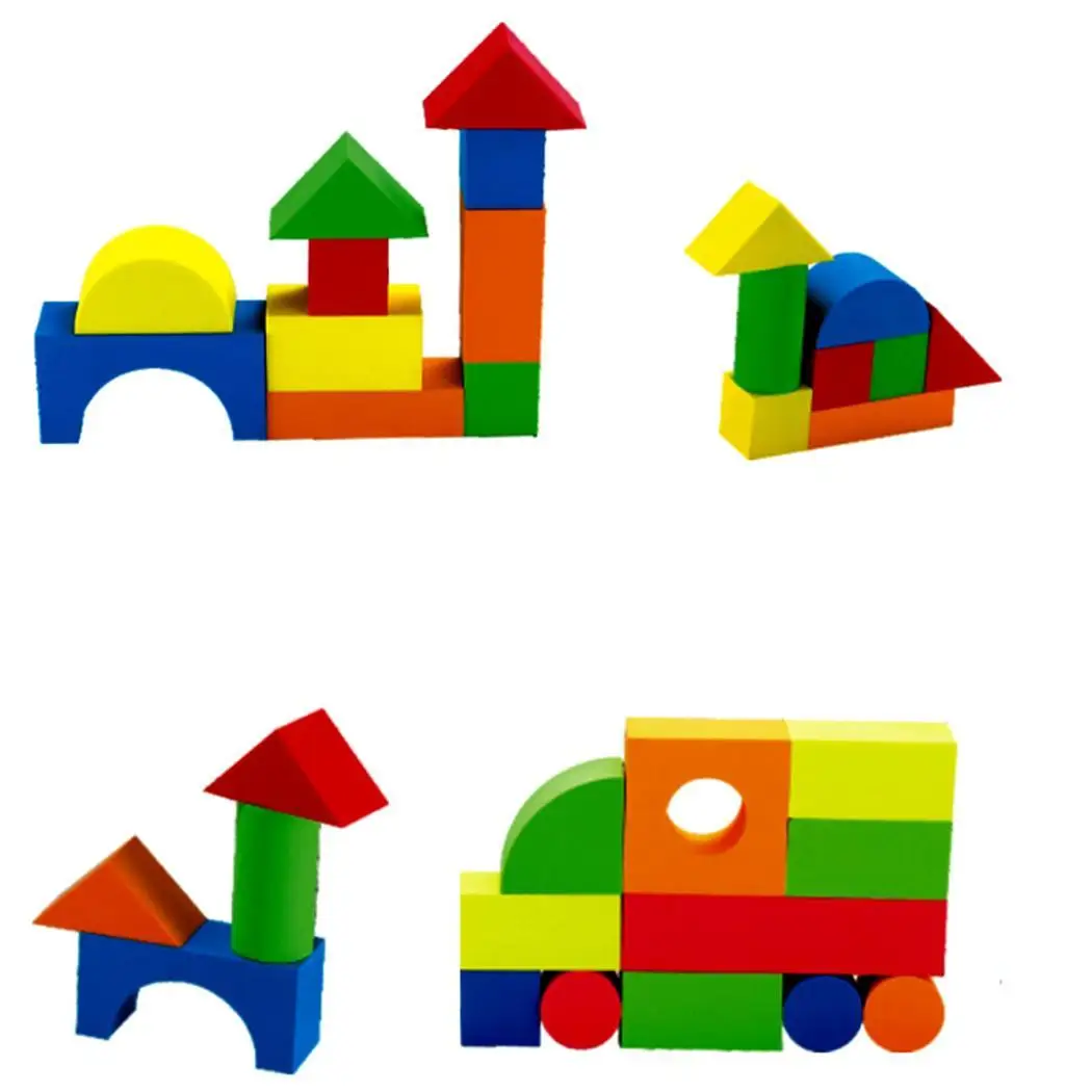 93 шт. дети EVA пены здание&gt лет блоки Дети многоцветные развивающие сборные