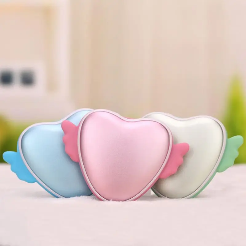 Free_on Heart shape Angel грелка для рук Портативный usb-нагреватель для зарядки Маленький Удобный карман